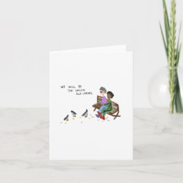 Tarjeta De Agradecimiento Envejecer con tu mejor amigo