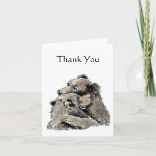 Tarjeta De Agradecimiento Enviar un abrazo de oso grande para decir Gracias