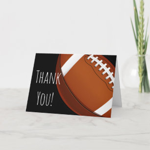 Tarjeta De Agradecimiento Equipo de Fútbol Gracias Personalizado