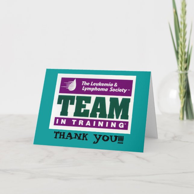 Tarjeta De Agradecimiento Equipo en entrenamiento, ¡¡¡GRACIAS!!! (Anverso)