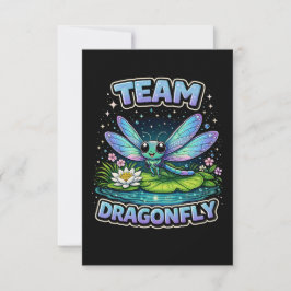 Tarjeta De Agradecimiento Equipo Libélula