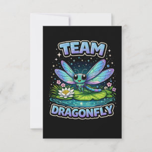 Tarjeta De Agradecimiento Equipo Libélula