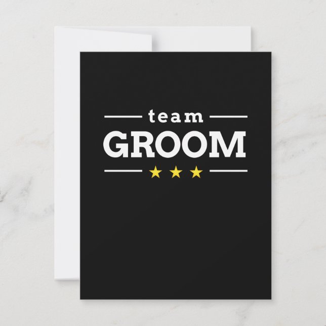 Tarjeta De Agradecimiento Equipo Novio (Anverso)