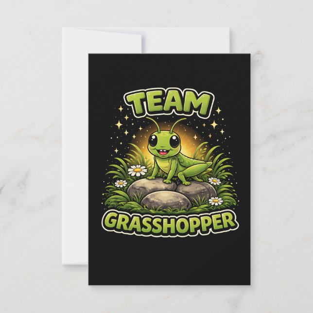 Tarjeta De Agradecimiento Equipo Saltamontes (Anverso)