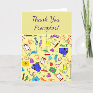 Tarjeta De Agradecimiento ER Enfermero Preceptor Gracias