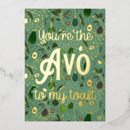 Tarjeta de agradecimiento "Eres el 'avo' de mi tos