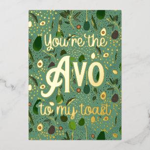 Tarjeta de agradecimiento "Eres el 'avo' de mi tos