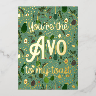Tarjeta de agradecimiento "Eres el 'avo' de mi tos