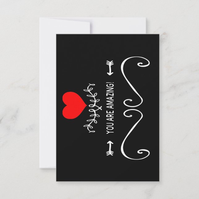 Tarjeta De Agradecimiento ¡Eres Increíble! (Anverso)