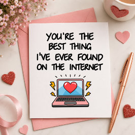 Tarjeta De Agradecimiento Eres Lo Mejor Que He Encontrado En Internet 