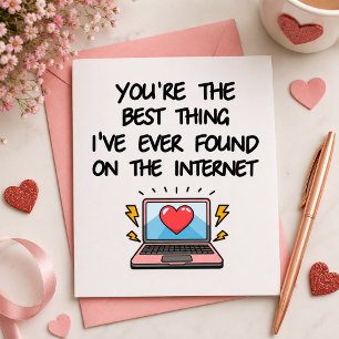 Tarjeta De Agradecimiento Eres Lo Mejor Que He Encontrado En Internet 