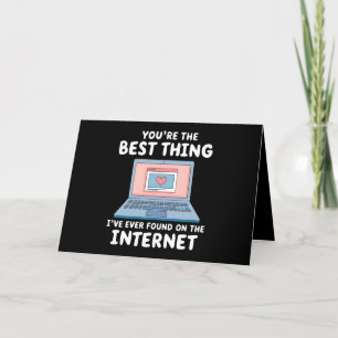 Tarjeta De Agradecimiento Eres Lo Mejor Que He Encontrado En Internet