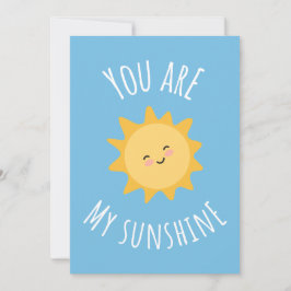 Tarjeta De Agradecimiento 'Eres Mi Sol' Alegre Diseño De Sol | Cuta