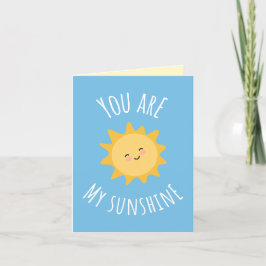 Tarjeta De Agradecimiento 'Eres Mi Sol' Alegre Diseño De Sol | Cuta