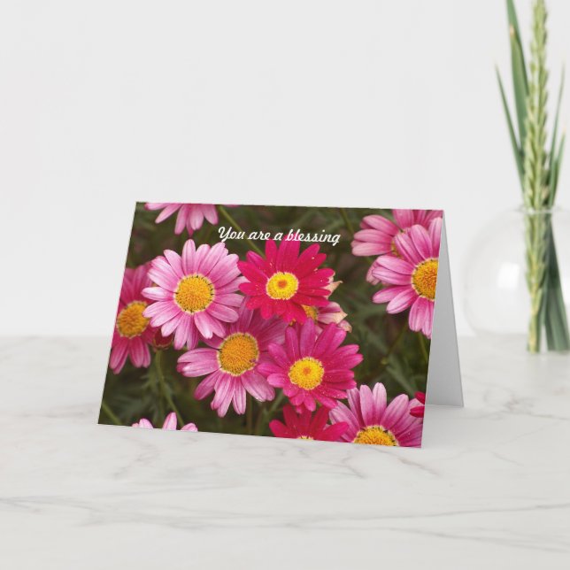 Tarjeta De Agradecimiento Eres una bendición (Anverso)