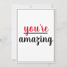 Tarjeta De Agradecimiento Eres una persona maravillosa y maravillosa
