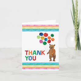 Tarjeta De Agradecimiento Eric Carle | Cumpleaños de Beary Chica - Gracias