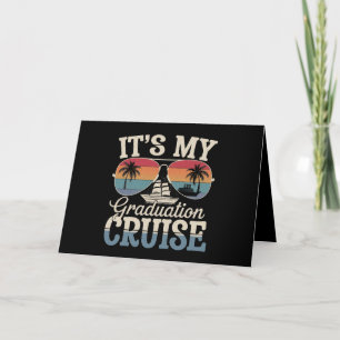 Tarjeta De Agradecimiento Es mi crucero de graduación barco de viaje de grad