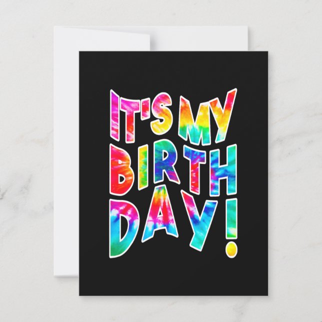 Tarjeta De Agradecimiento Es mi regalo de cumpleaños (Anverso)