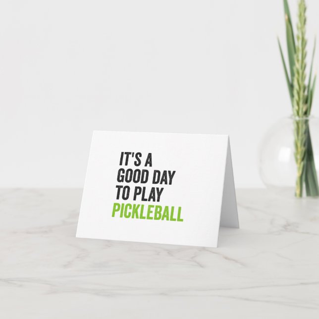 Tarjeta De Agradecimiento Es un buen día para jugar al baloncesto (Anverso)