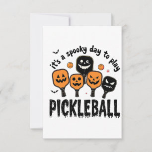 Tarjeta De Agradecimiento Es un día espeluznante para jugar a la halloween c