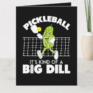 Tarjeta De Agradecimiento Es un gran pepinillo - Paleta de pickleball divert