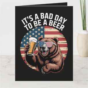 Tarjeta De Agradecimiento Es un mal día para ser un oso