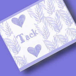 Tarjeta De Agradecimiento Escandinavo