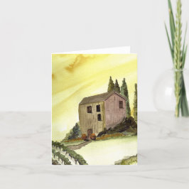 Tarjeta De Agradecimiento Escena italiana