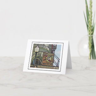 Tarjeta De Agradecimiento Escenas de New Orleans Notecard