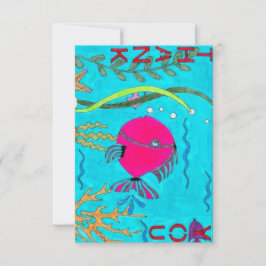 Tarjeta de agradecimiento escolar