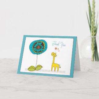 Tarjeta De Agradecimiento esconda le agradecen cardar