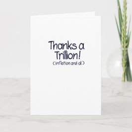 Tarjeta de agradecimiento escrita a mano Gracias u