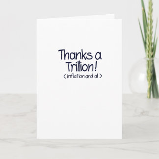 Tarjeta de agradecimiento escrita a mano Gracias u