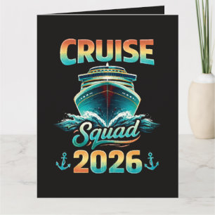 Tarjeta De Agradecimiento Escuadrón de Crucero 2026 – Vacaciones de Verano