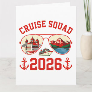 Tarjeta De Agradecimiento Escuadrón de crucero Suiza Viaje de vacaciones 202