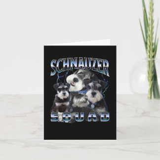 Tarjeta De Agradecimiento Escuadrón Schnauzer - Estilo de rap Bootleg