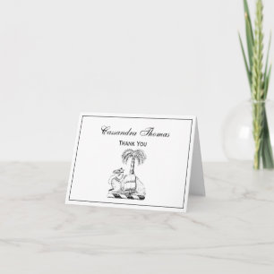 Tarjeta De Agradecimiento Escudo de Armas de Camello Heráldico Preppy de Pal