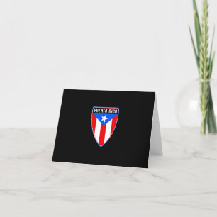 Tarjeta De Agradecimiento Escudo de Puerto Rico