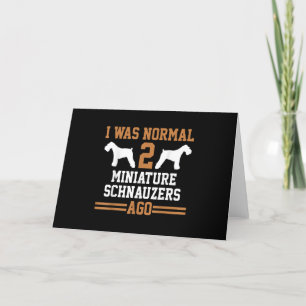 Tarjeta De Agradecimiento Escuela de formación de dos perros en miniatura Sc