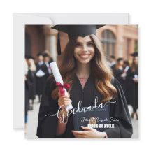 Tarjeta de agradecimiento española simple y modern