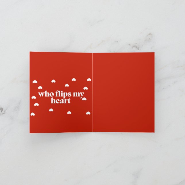 Tarjeta De Agradecimiento Especial de San Valentín de diseño doble (Interior)