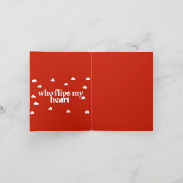 Tarjeta De Agradecimiento Especial de San Valentín de diseño doble