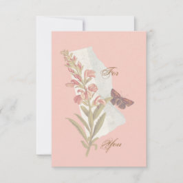 Tarjeta De Agradecimiento Especialmente para usted