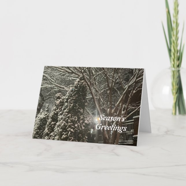 Tarjeta De Agradecimiento Espíritu festivo (Anverso)