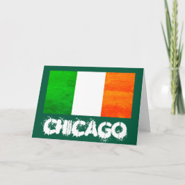 Tarjeta De Agradecimiento Espíritu Verde de Chicago - Celebración Irlandesa