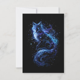 Tarjeta De Agradecimiento Espíritu Zorro Celestial