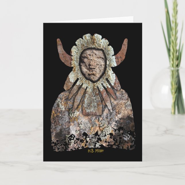 Tarjeta De Agradecimiento Espíritus de montaña (Anverso)