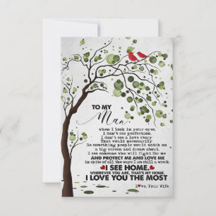 Tarjeta De Agradecimiento Esposo amo tanto a mi esposo