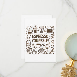 Tarjeta De Agradecimiento ¡Espresso!